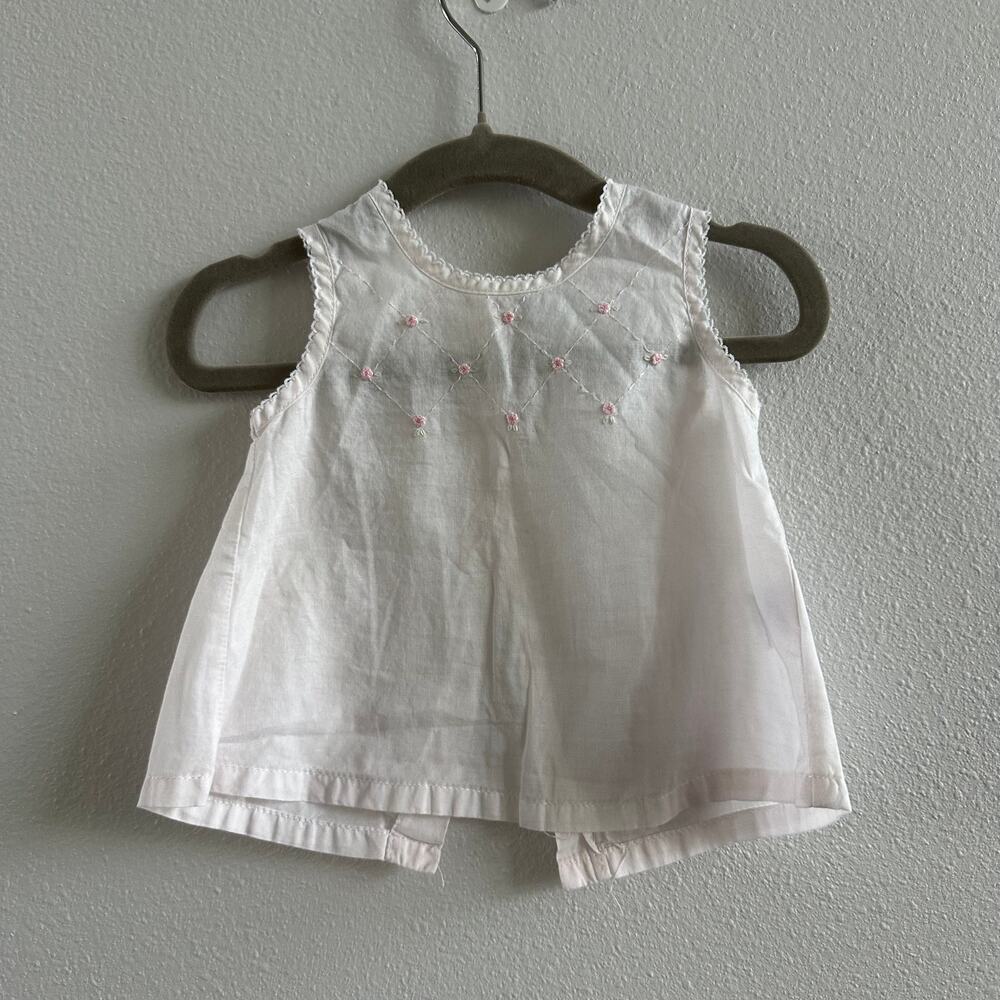 Besos By Kissy Kissy Baby Girl Smocked Top Pink Size 3-6M